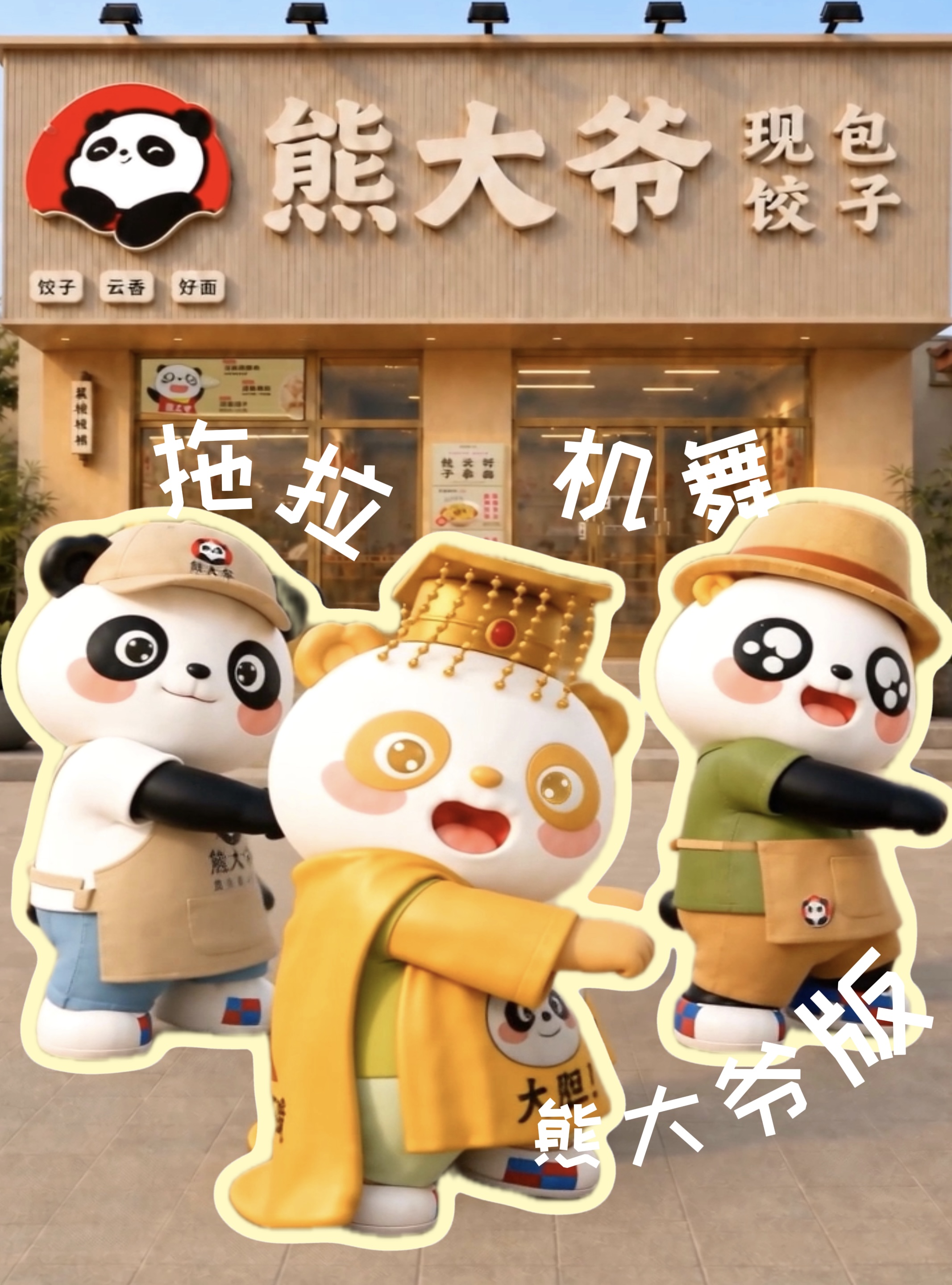 拖拉机一响，熊大爷三熊登场！