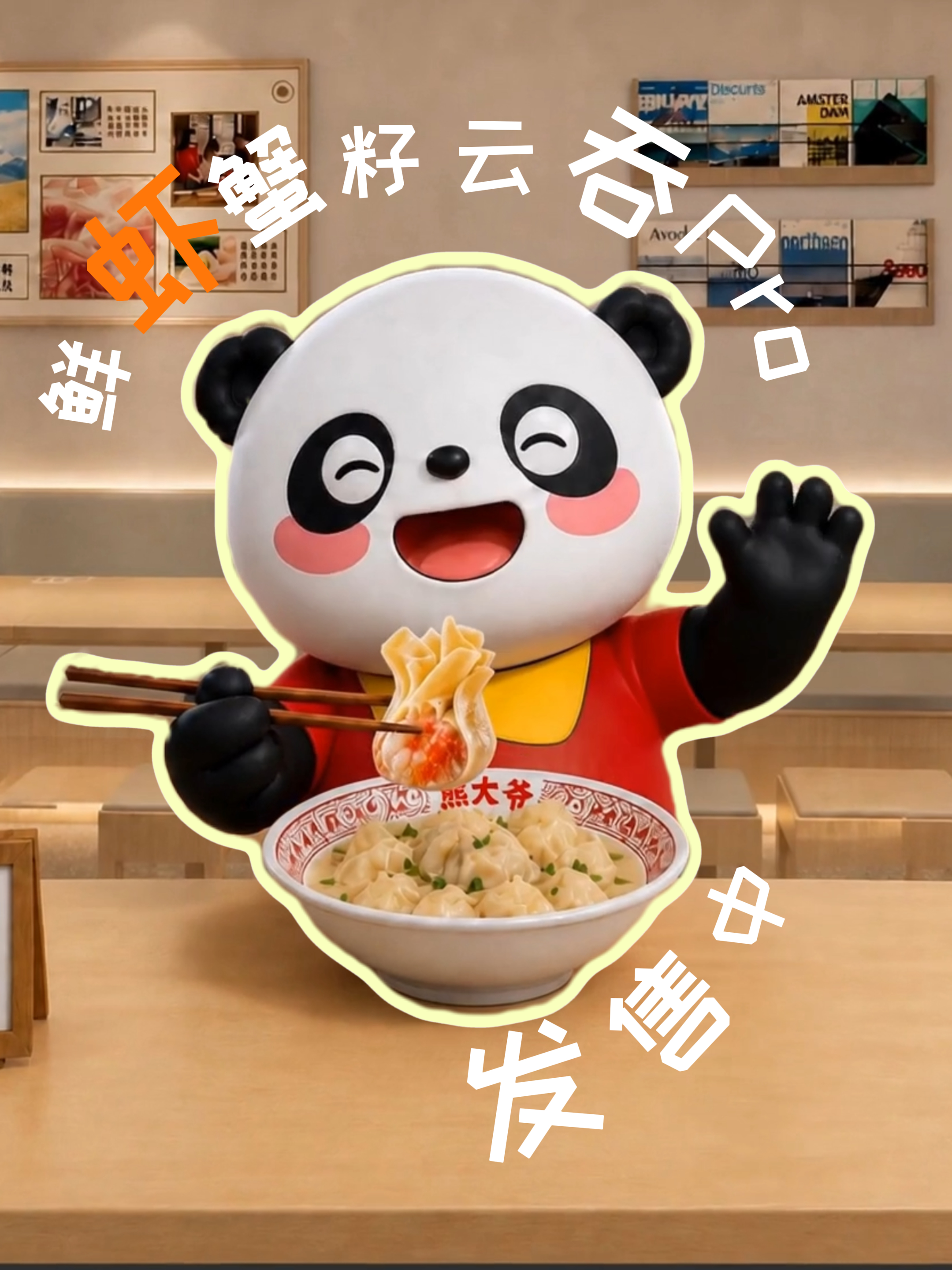 当我用苹果广告的方式打开鲜虾蟹籽云吞，那么……